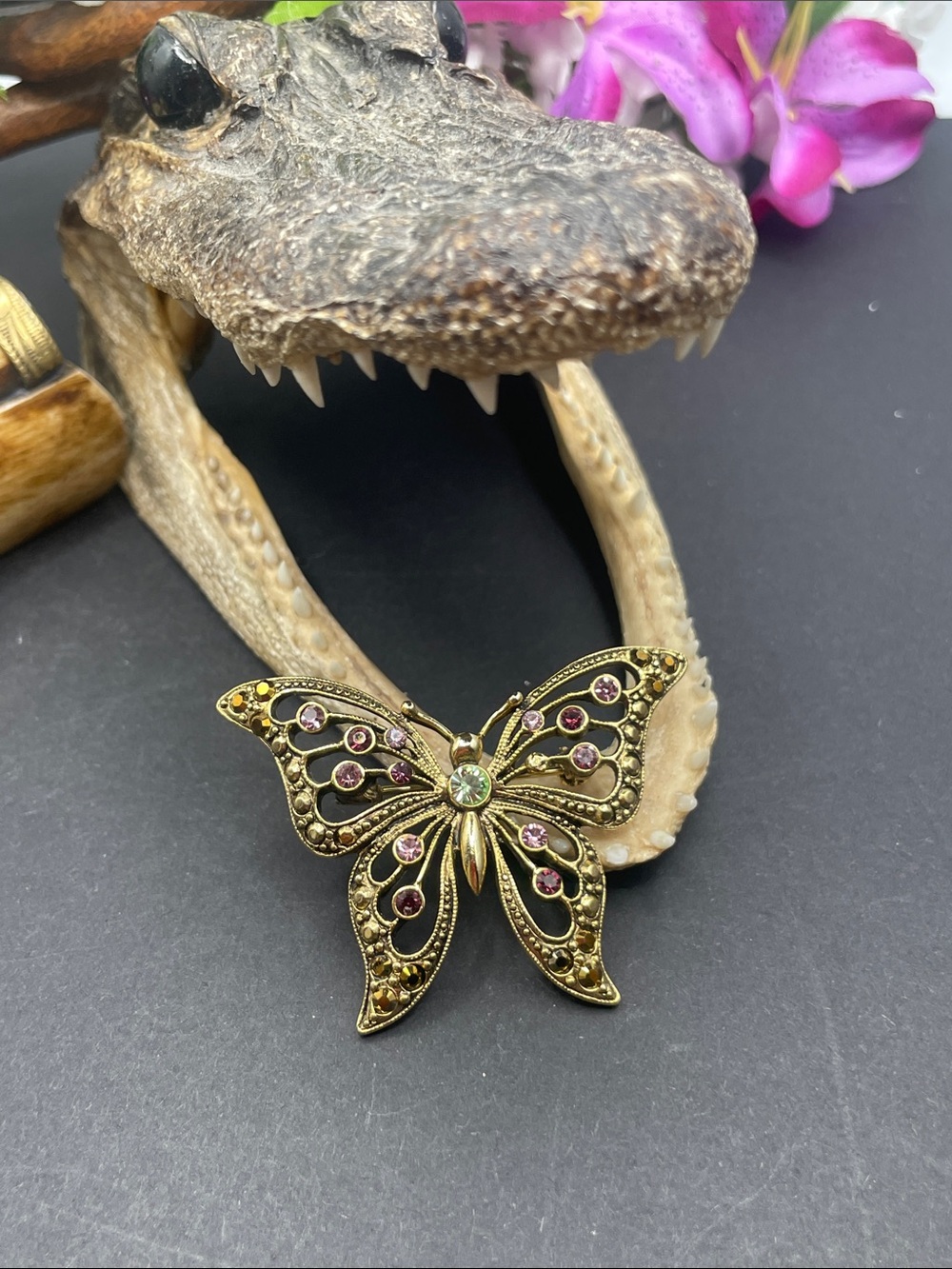 Butterfly brooch